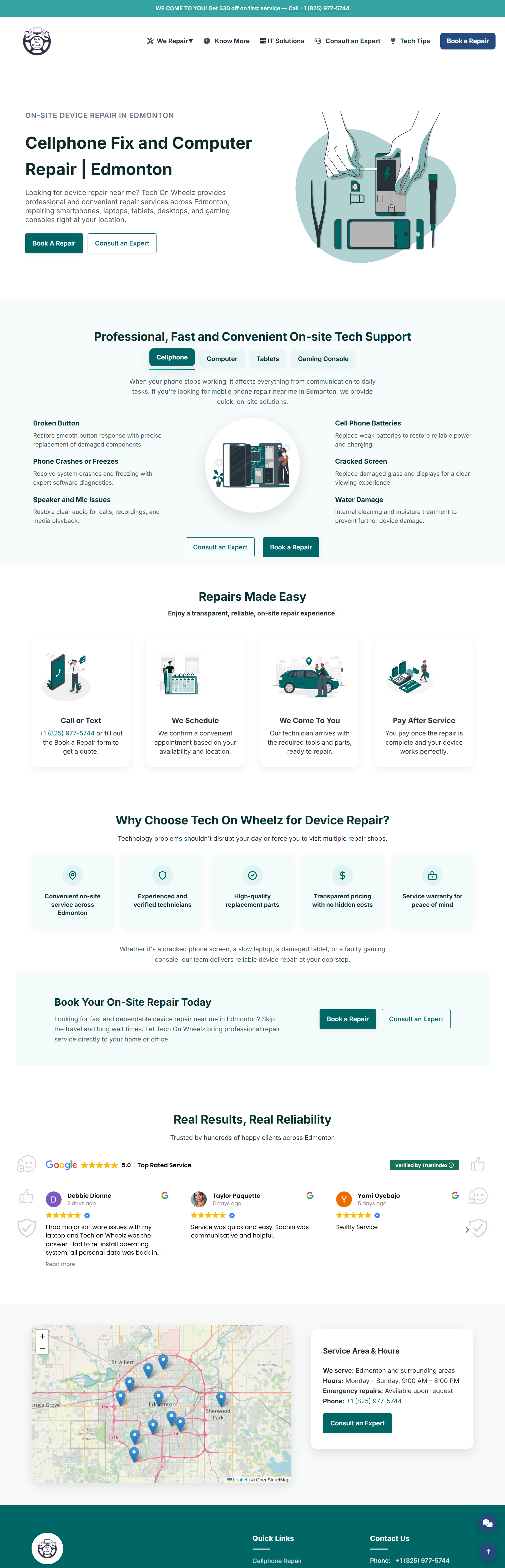 TechonWheelz Website Home
